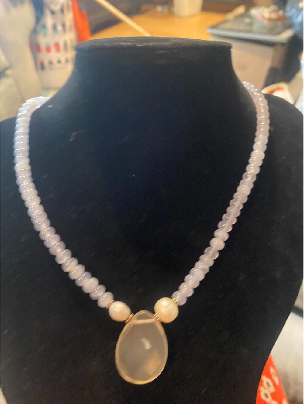 vintage boho statement necklace